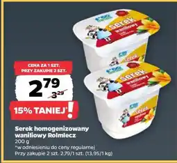 Netto Serek homogenizowany waniliowy Rolmlecz oferta