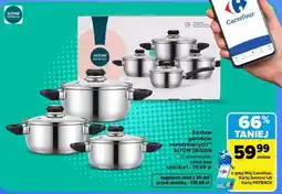 Carrefour Zestaw garnków nierdzewnych ALTOM DESIGN oferta