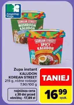 Carrefour Zupa instant KALUDON KOREAN STREET oferta