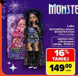 Carrefour Lalka MOONSPELL MAGIC MONSTER HIGH oferta