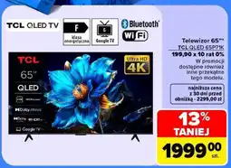 Carrefour Telewizor 65” TCL QLED 65P71K oferta
