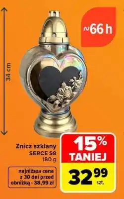 Carrefour Znicz szklany oferta