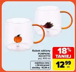 Carrefour Kubek szklany PUMPKINI, RICCETTO oferta