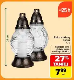 Carrefour Znicz szklany oferta