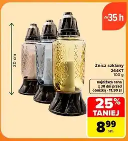 Carrefour Znicz szklany 264KT oferta