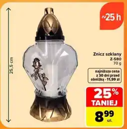 Carrefour Znicz szklany oferta