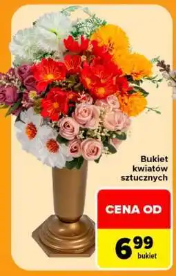 Carrefour Bukiet kwiatów sztucznych oferta