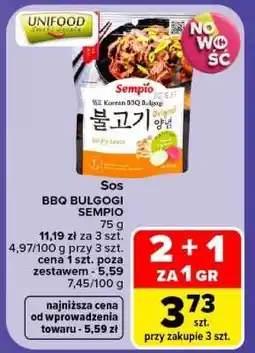 Carrefour Sos BBQ BULGOGI Sempio oferta