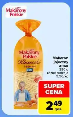 Carrefour Makaron jajeczny ABAK oferta