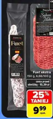 Carrefour Fuet ekstra oferta