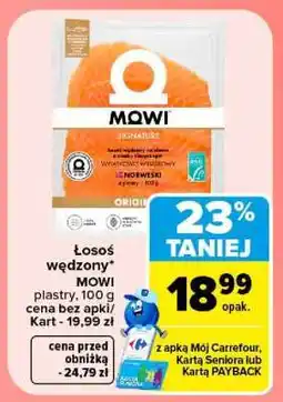 Carrefour łosoś wędzony oferta