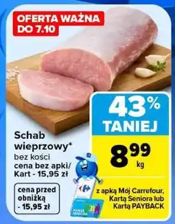 Carrefour Schab wieprzowy oferta