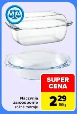 Carrefour Naczynia żaroodporne oferta