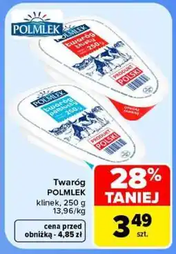 Carrefour Twaróg POLMLEK oferta