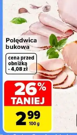 Carrefour Polędwica bukowa oferta