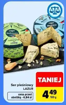 Carrefour Ser pleśniowy Lazur oferta