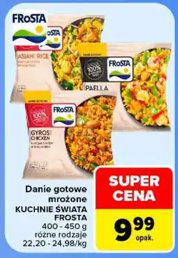 Carrefour Danie gotowe mrożone KUCHNIE ŚWIATA FROSTA oferta