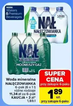 Carrefour Woda mineralna NAŁĘCZOWIANKA oferta