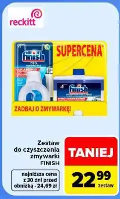 Carrefour Zestaw do czyszczenia zmywarki FINISH oferta