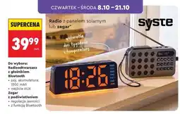 Biedronka Radio z panelem solarnym lub zegar oferta