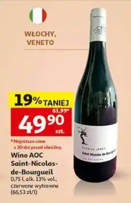Auchan Wino AOC Saint-Nicolas-de-Bourgueil oferta