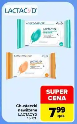Carrefour Chusteczki nawilżane LACTACYD oferta