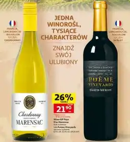 Auchan Poème Vineyards Oaked Merlot oferta