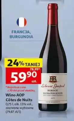 Auchan Wino AOP Côtes de Nuits oferta