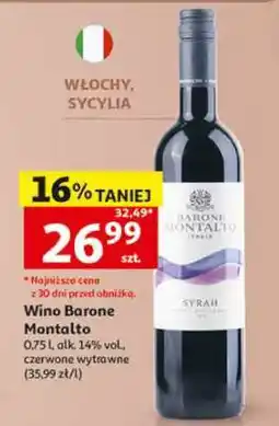 Auchan Wino Barone Montalto oferta