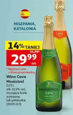 Auchan Wino Cava Monistrol oferta