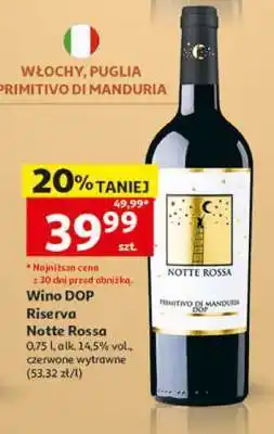 Auchan Wino DOP Riserva Notte Rossa oferta