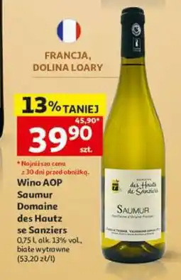 Auchan Wino AOP Saumur Domaine des Hautz se Sanziers oferta