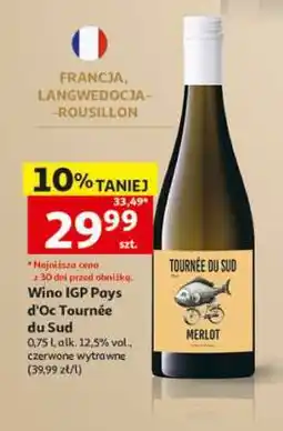 Auchan Wino IGP Pays d'Oc Tournée du Sud oferta