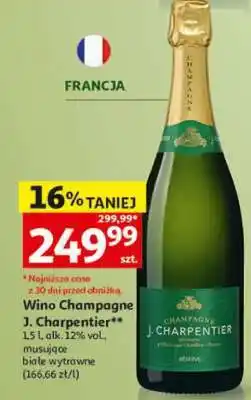 Auchan Wino Champagne J. Charpentier oferta