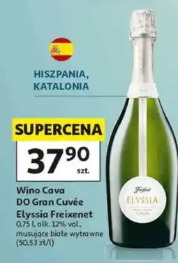 Auchan Wino Cava DO Gran Cuvée Elyssia Freixenet oferta