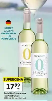 Auchan Socialite Chardonnay lub Pinot Grigio oferta