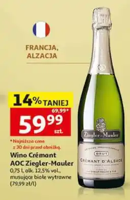 Auchan Wino Crémant AOC Ziegler-Mauler oferta