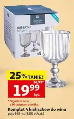 Auchan Komplet 4 kieliszków do wina oferta