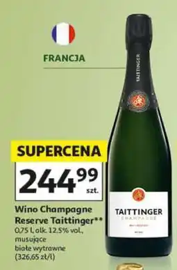 Auchan Wino Champagne Reserve Taittinger oferta