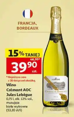 Auchan Wino Crémant AOC Jules Lebègue oferta