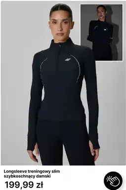 4F 4F Longsleeve treningowy slim szybkooschnący damski oferta