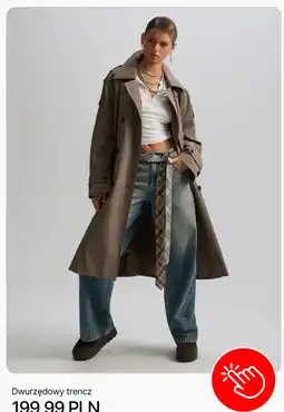 Cropp Dwurzędowy trencz oferta