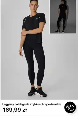 4F Legginsy do biegania szybkooschnące damskie oferta