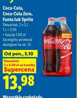 Lidl Napój gazowany Coca-Cola 2-pak oferta