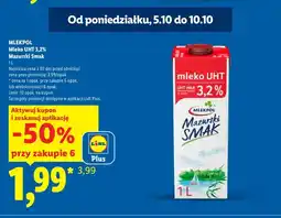 Lidl Mleko UHT Mazurski Smak Mlekpol 3,2% oferta