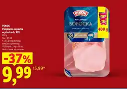 Lidl Polędwica sopocka w plastrach XXL Pikok oferta