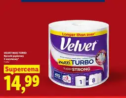 Lidl Ręcznik papierowy 3-warstwowy Maxi Turbo Velvet oferta