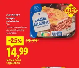 Lidl Lasagne po bolońsku Chef Select oferta