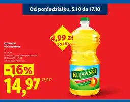 Lidl Olej rzepakowy Kujawski oferta