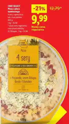 Lidl Pizza z pieca kamiennego 4 sery Chef Select oferta